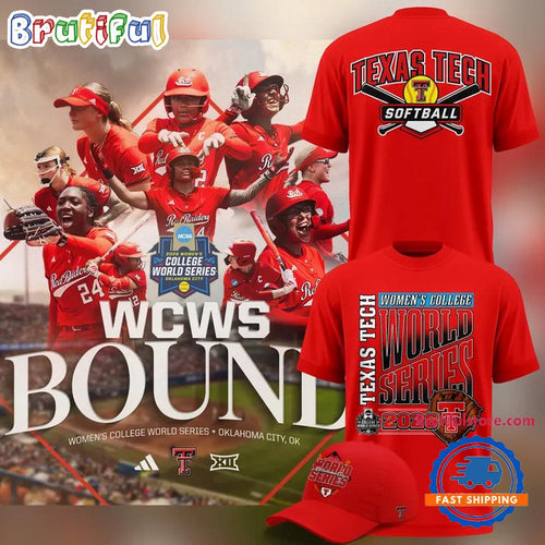 Texas Tech Red Raiders Softball Women’s College World Series 2026 Special New T Shirt