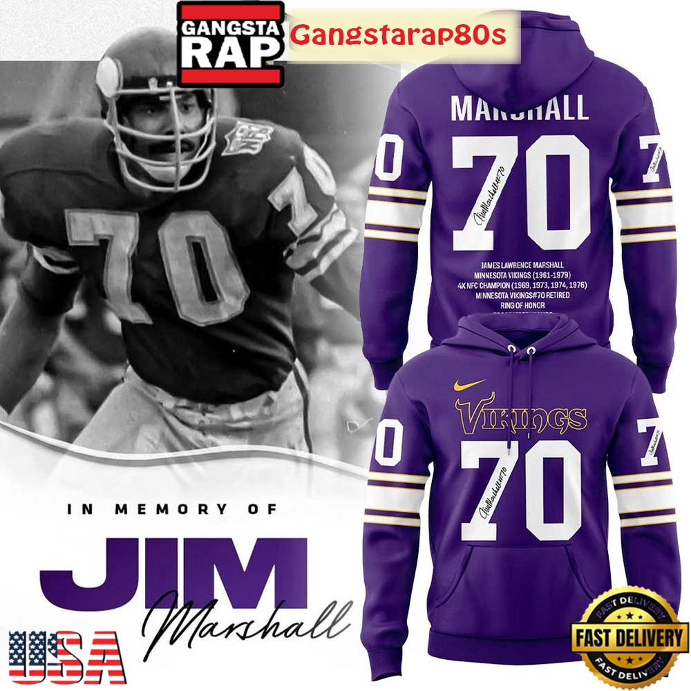 Thank You For Memories Jim Marshall All Over Print T-Shirt Hoodie