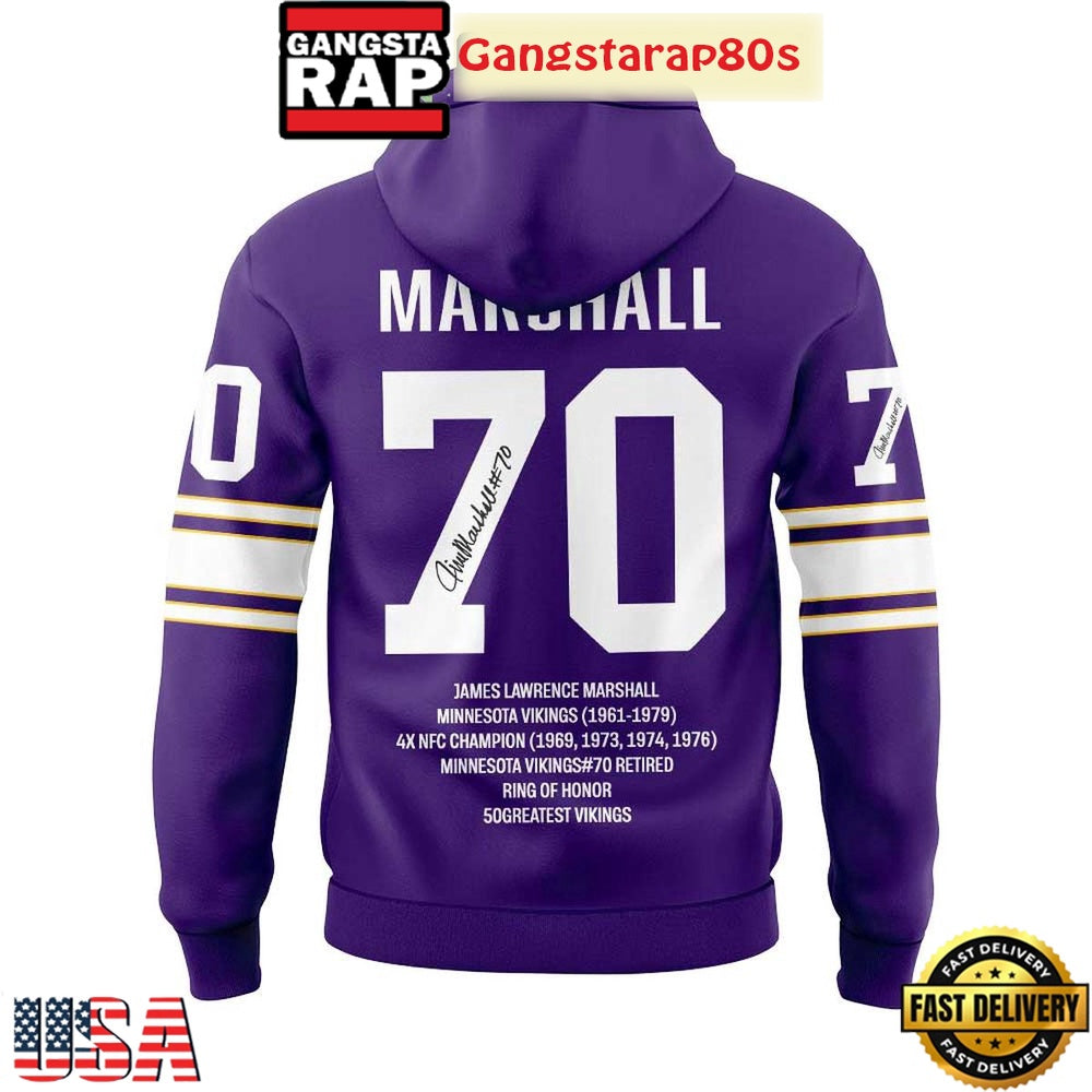 Thank You For Memories Jim Marshall All Over Print T-Shirt Hoodie