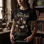 The Addams Family x Snoopy Haunted Home Black T-Shirt