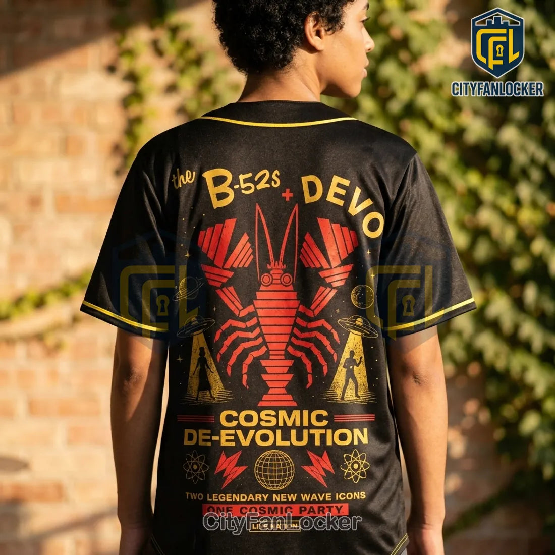 The B-52s x Devo Cosmic De-Evolution 2026 Baseball Jersey