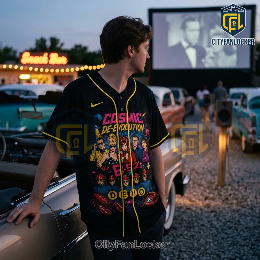 The B-52s x Devo Cosmic Tour 2026 Baseball Jersey