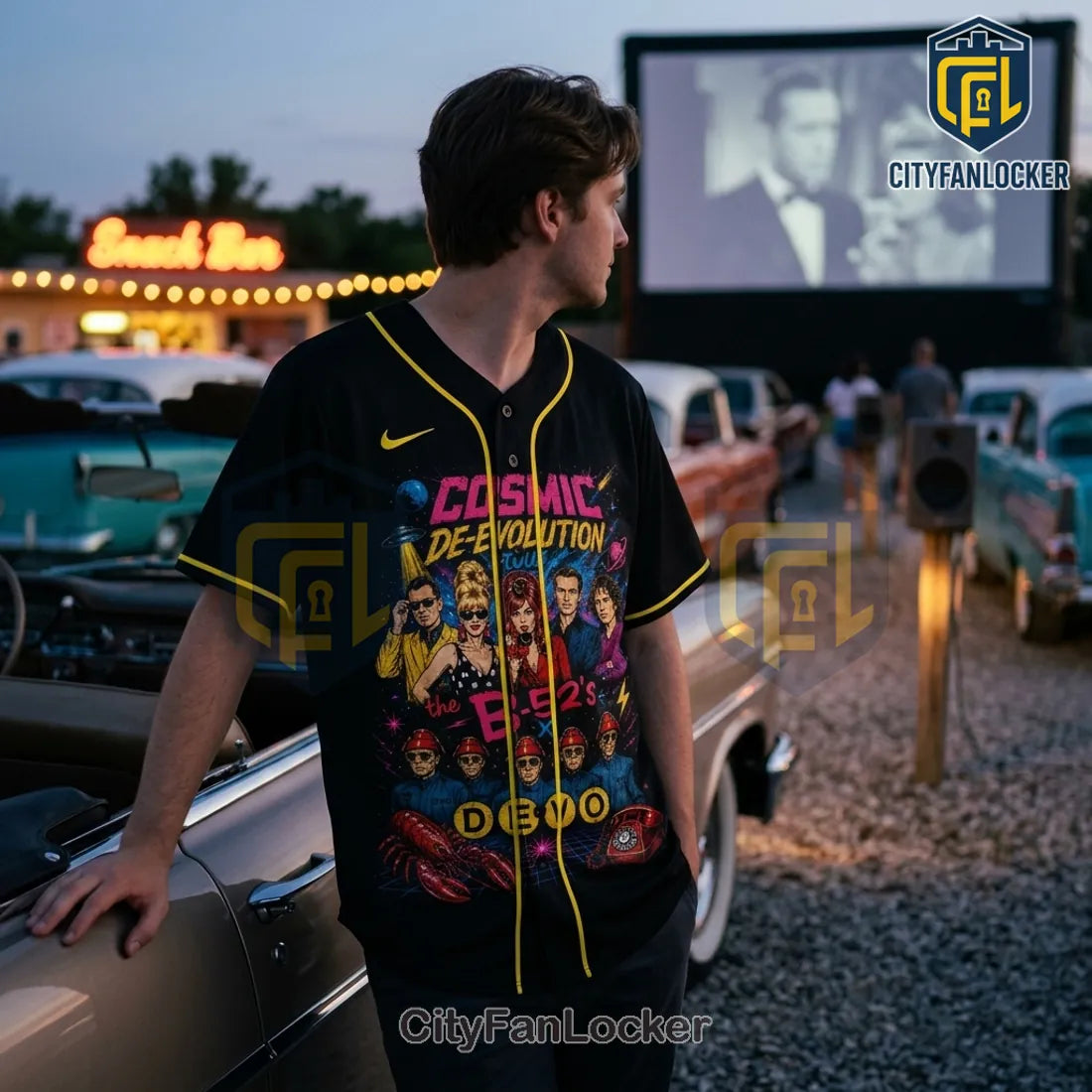 The B-52s x Devo Cosmic Tour 2026 Baseball Jersey