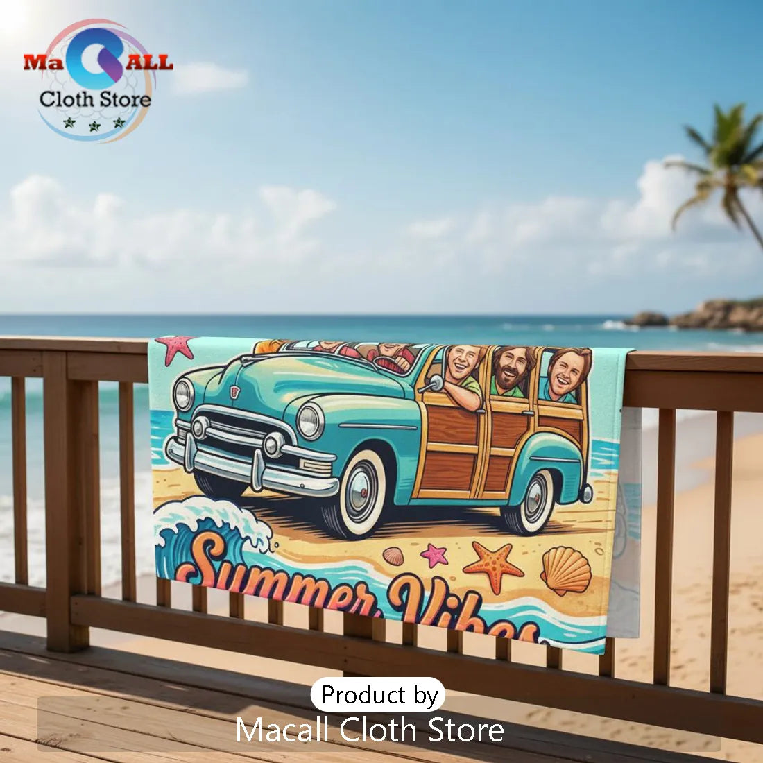 The Beach Boys Summer Vibes Beach Towel