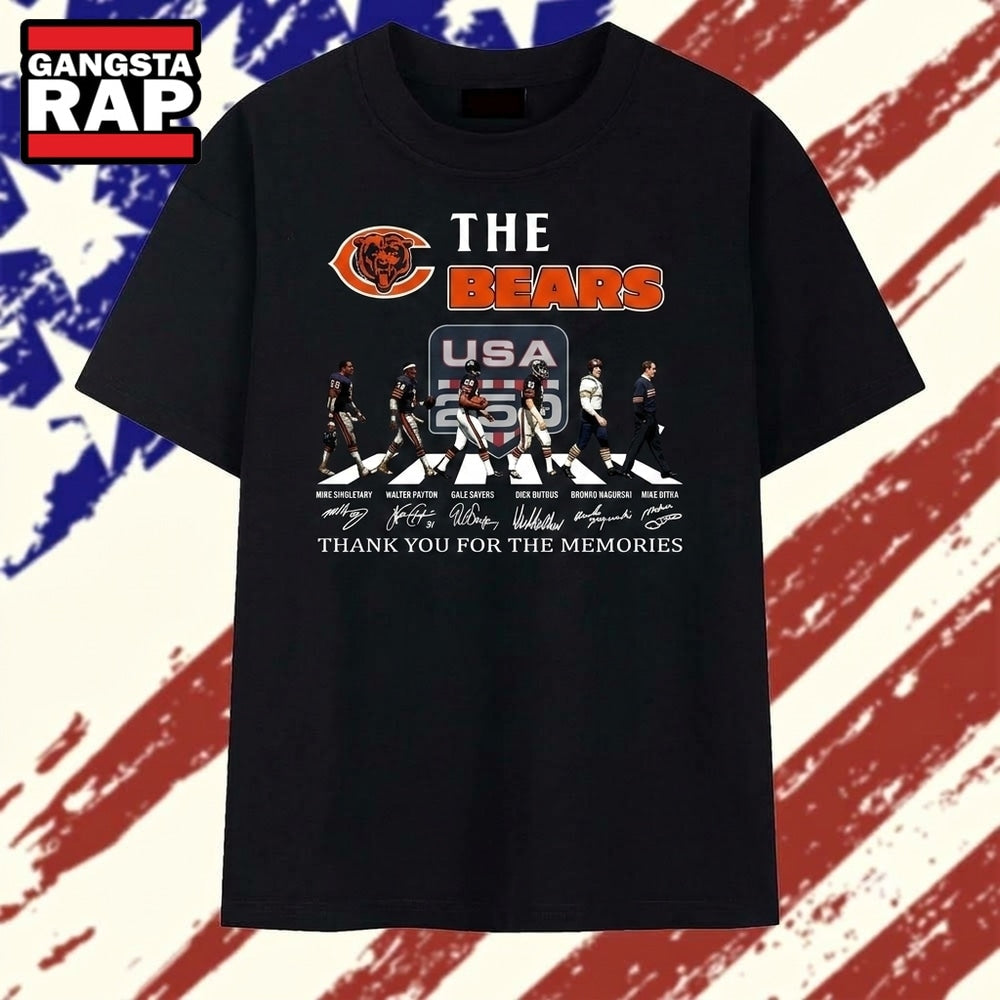 The Bears USA 250 Vintage Abbey Road Signatures T Shirt
