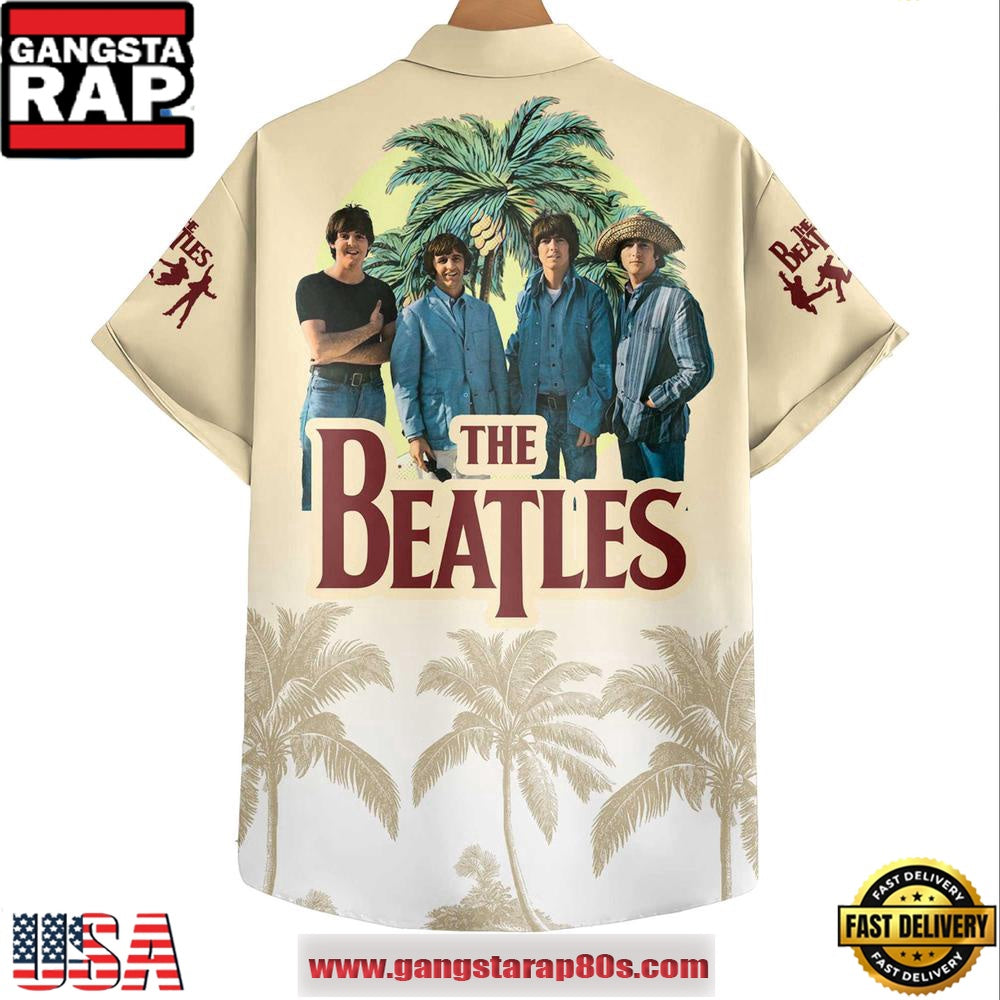 The Beatles Mad Day Out Hot Summer Hawaiian Shirt