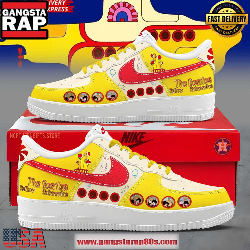 The Beatles Yellow Submarine Limited Edition Air Force 1 Sneakers Shoes