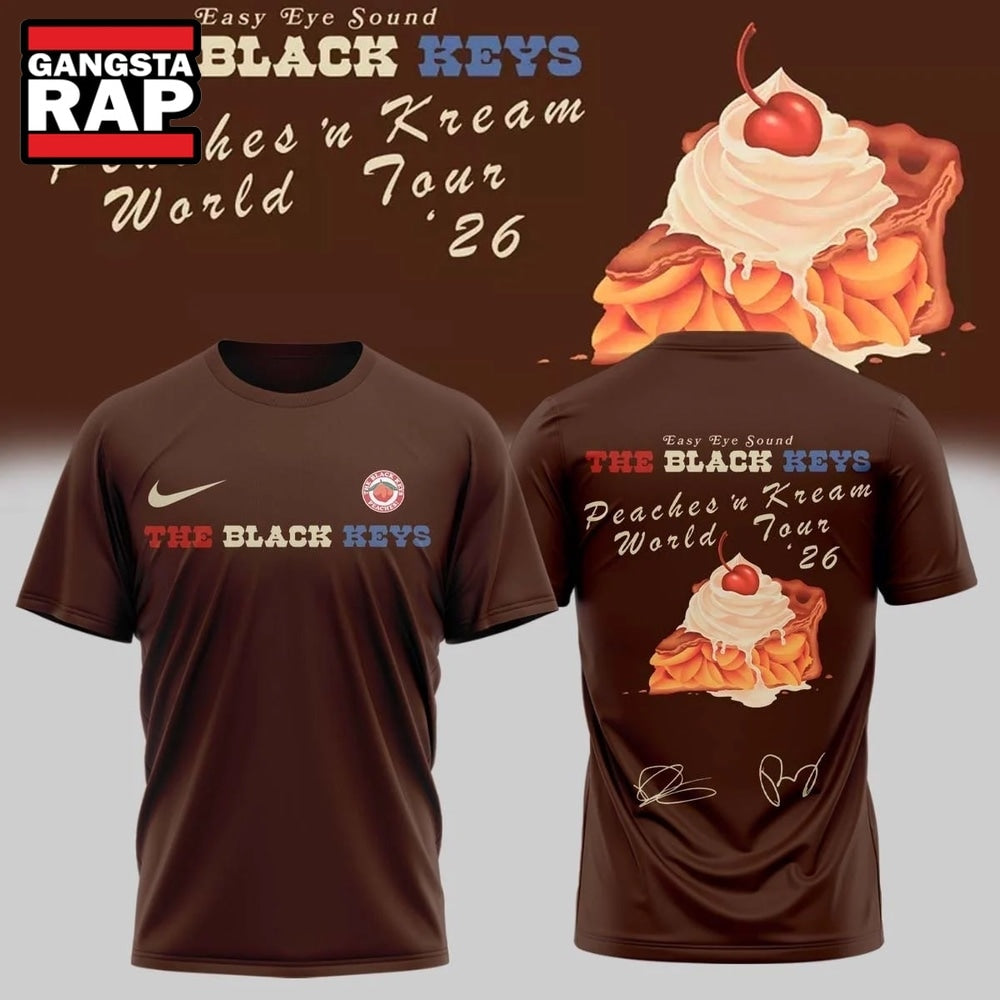 The Black Keys Peaches N Kream World Tour 2026 3D Shirt