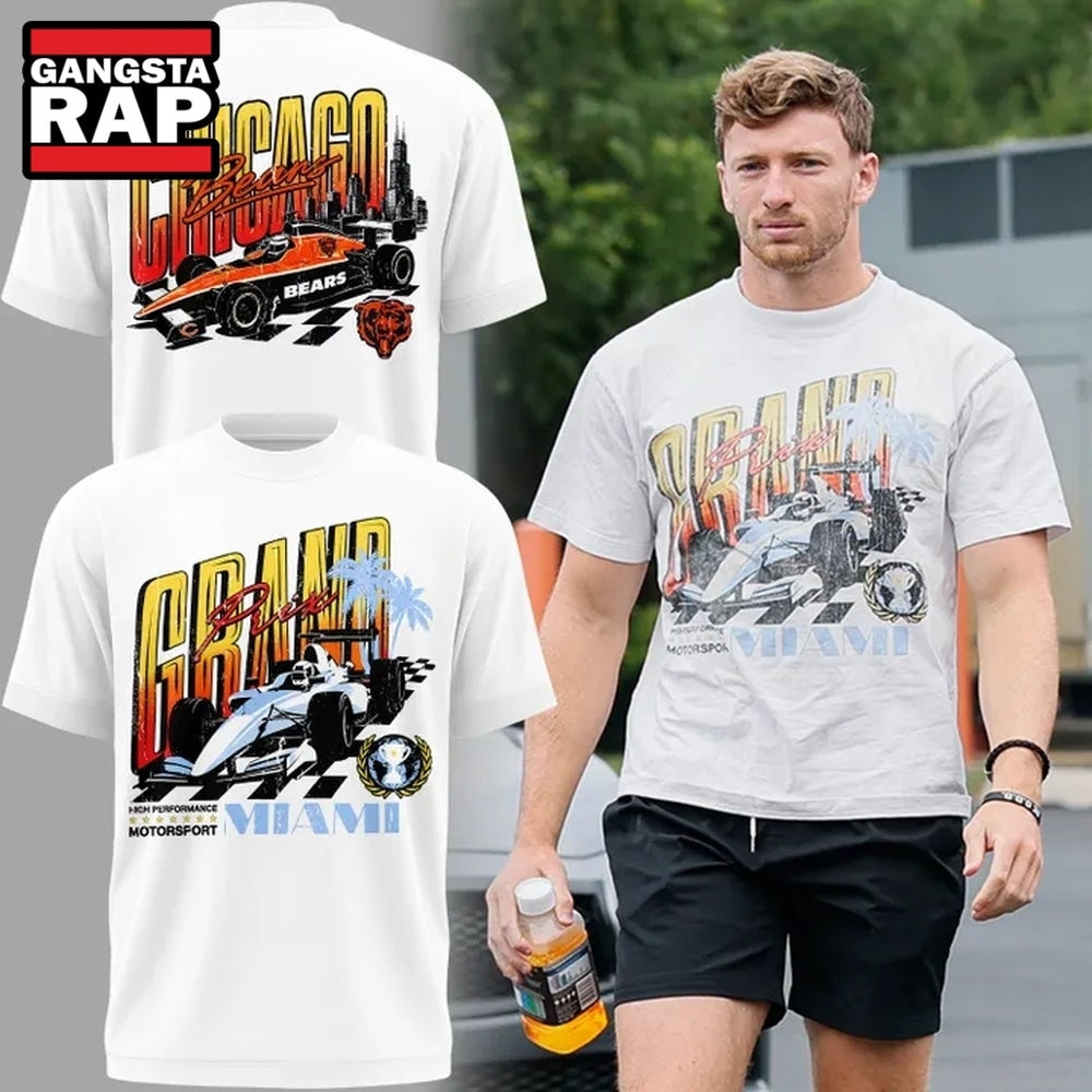 The Chicago Bears x Grand Prix 2026 Hoodie T-Shirt