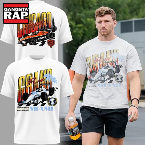 The Chicago Bears x Grand Prix 2026 Hoodie T-Shirt