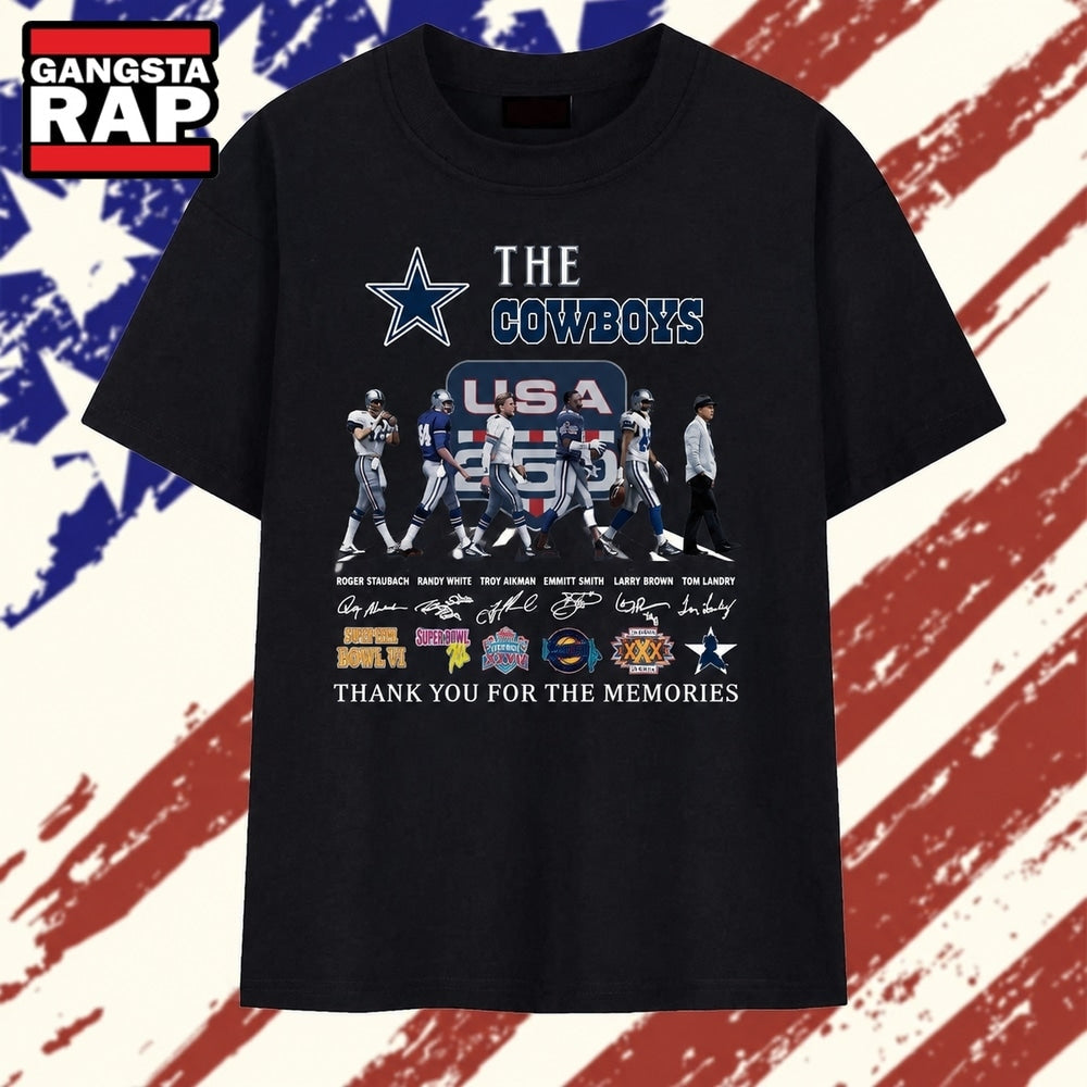 The Cowboys Legends Signatures Abbey Road Graphic T Shirt