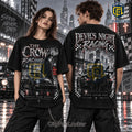 The Crow Devils Night Racing Vintage Black T-Shirt