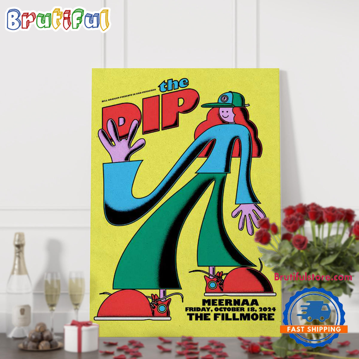 The Dip At The Fillmore In San Francisco CA On Oct 18 2024 Poster Canvas Art