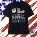 The Dolphins USA 250 Abbey Road Super Bowl Champions Signatures T Shirt