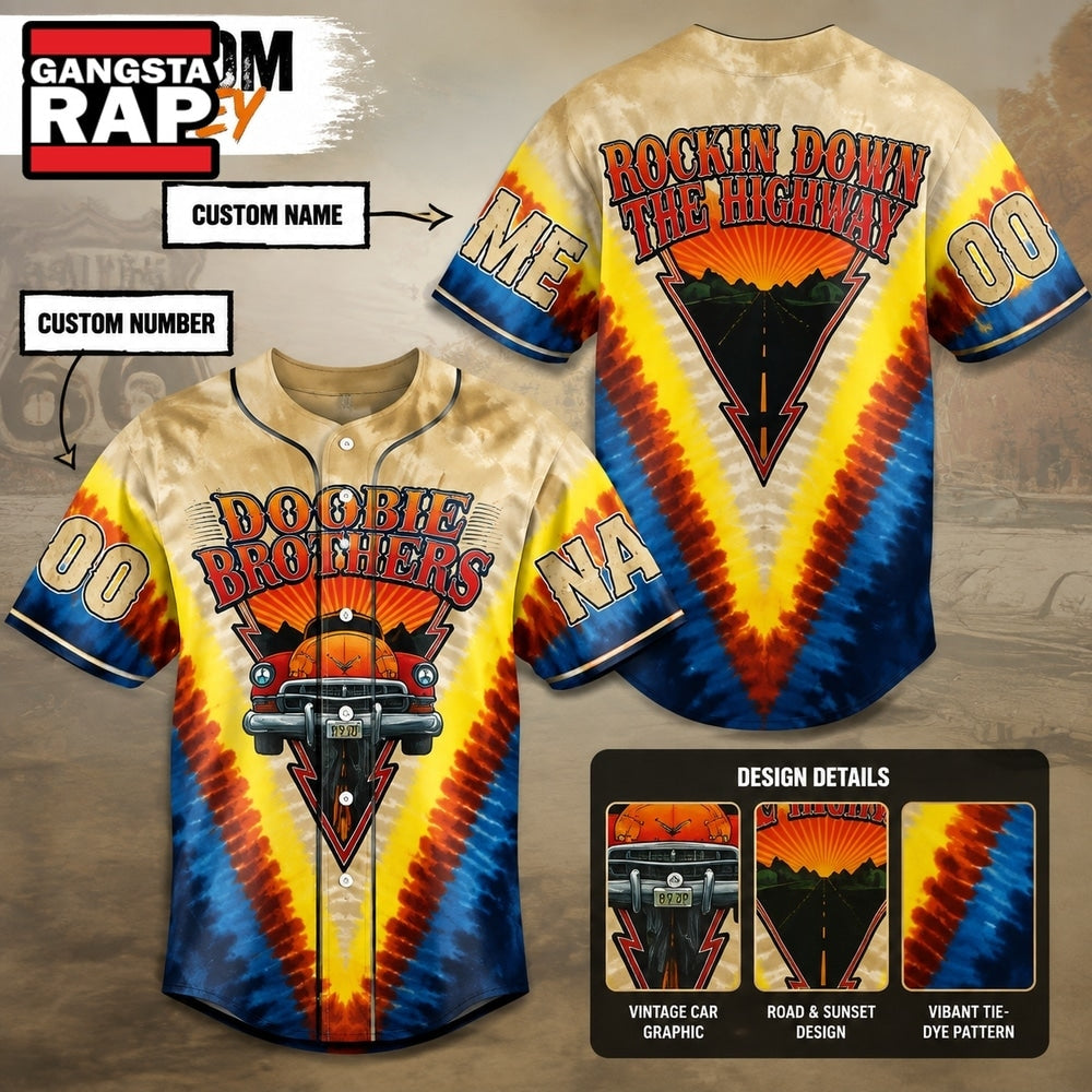 The Doobie Brothers Baseball Jersey , Music Fans Jersey Shirt