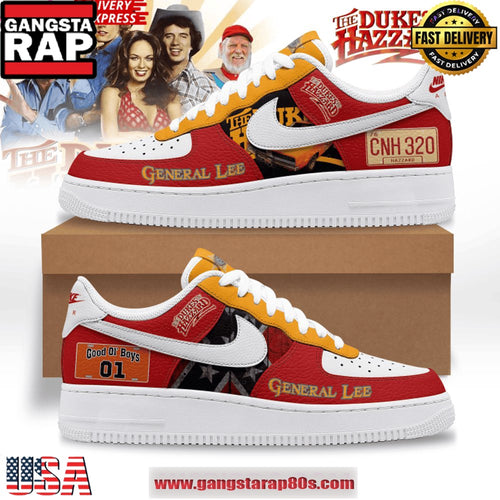 The Dukes of Hazzard Limited Edition Air Force 1 Sneakers Shoes