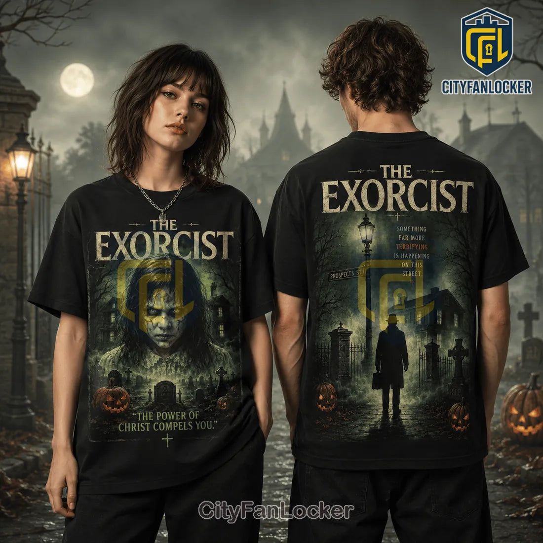 The Exorcist Horror Halloween Black T-Shirt 2026