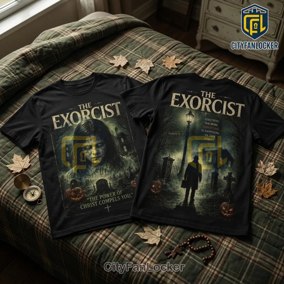 The Exorcist Horror Halloween Black T-Shirt 2026