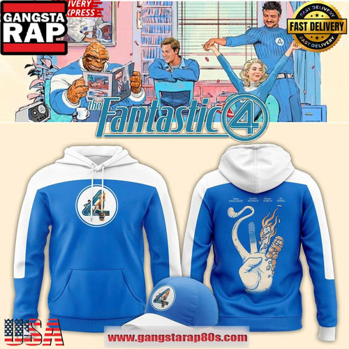 The Fantastic Four First Step 2025 Official All Over Print Hoodie
