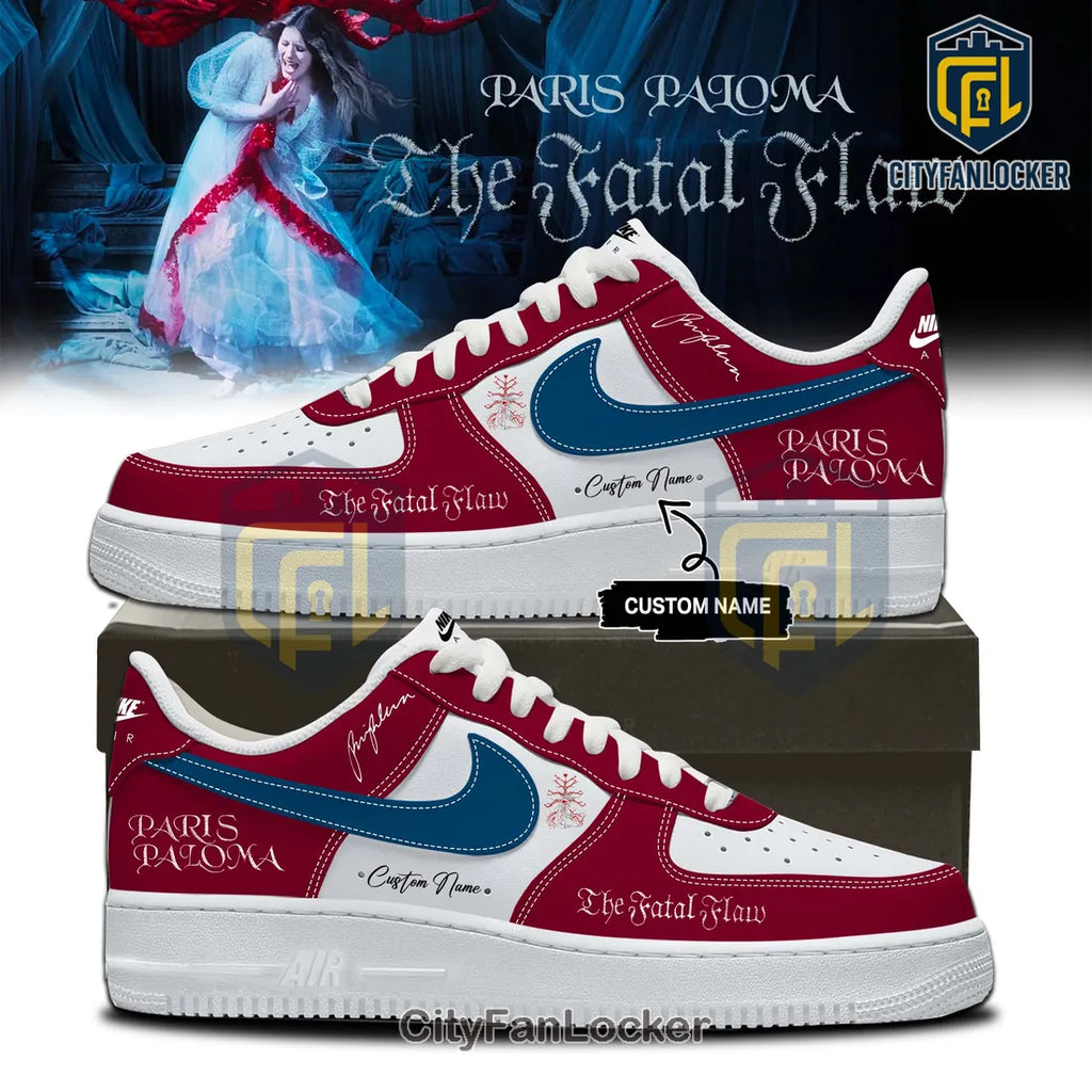 The Fatal Flaw Album Inspired Paris Paloma Air Force 1 Shoes