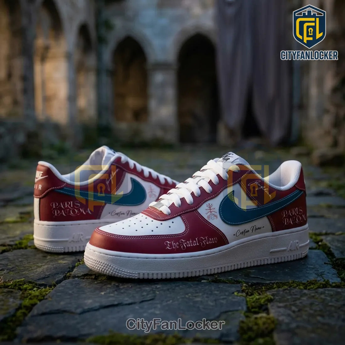 The Fatal Flaw Album Inspired Paris Paloma Air Force 1 Shoes