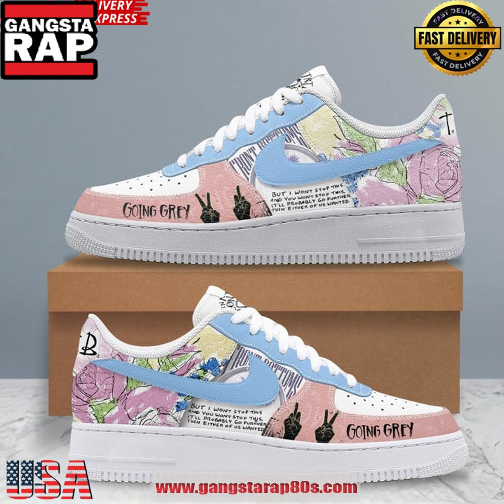 The Front Bottoms Limited Edition Air Force 1 Sneakers Shoes