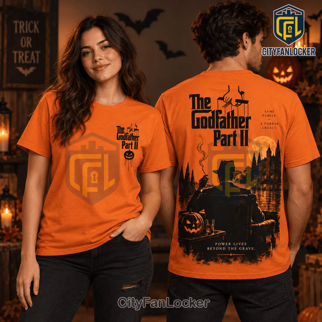 The Godfather Part II Orange Halloween T-Shirt