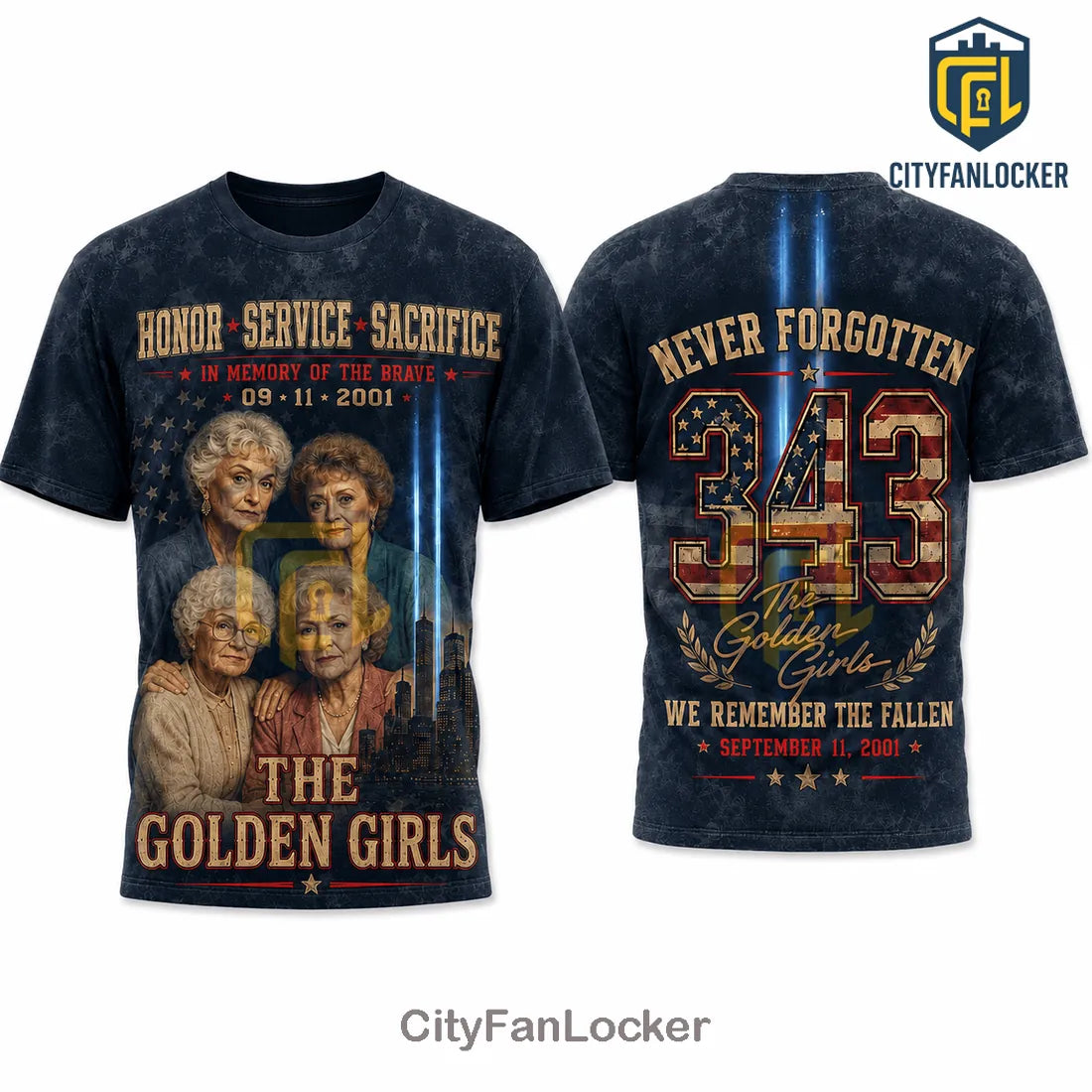 The Golden Girls 9/11 Memorial Tribute T-Shirt