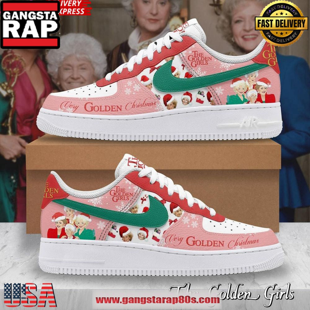The Golden Girls Christmas Limited Edition Air Force 1 Running Sneakers Shoes