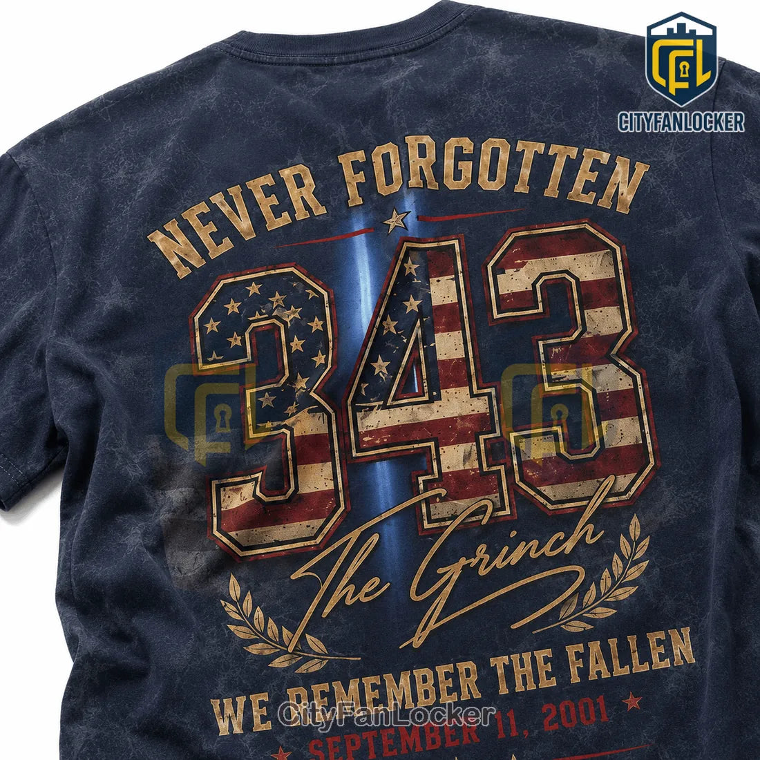 The Grinch 9/11 Remembrance 343 Tribute T-Shirt