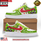The Grinch Christmas Holiday Limited Edition Air Force 1 Running Sneakers Shoes