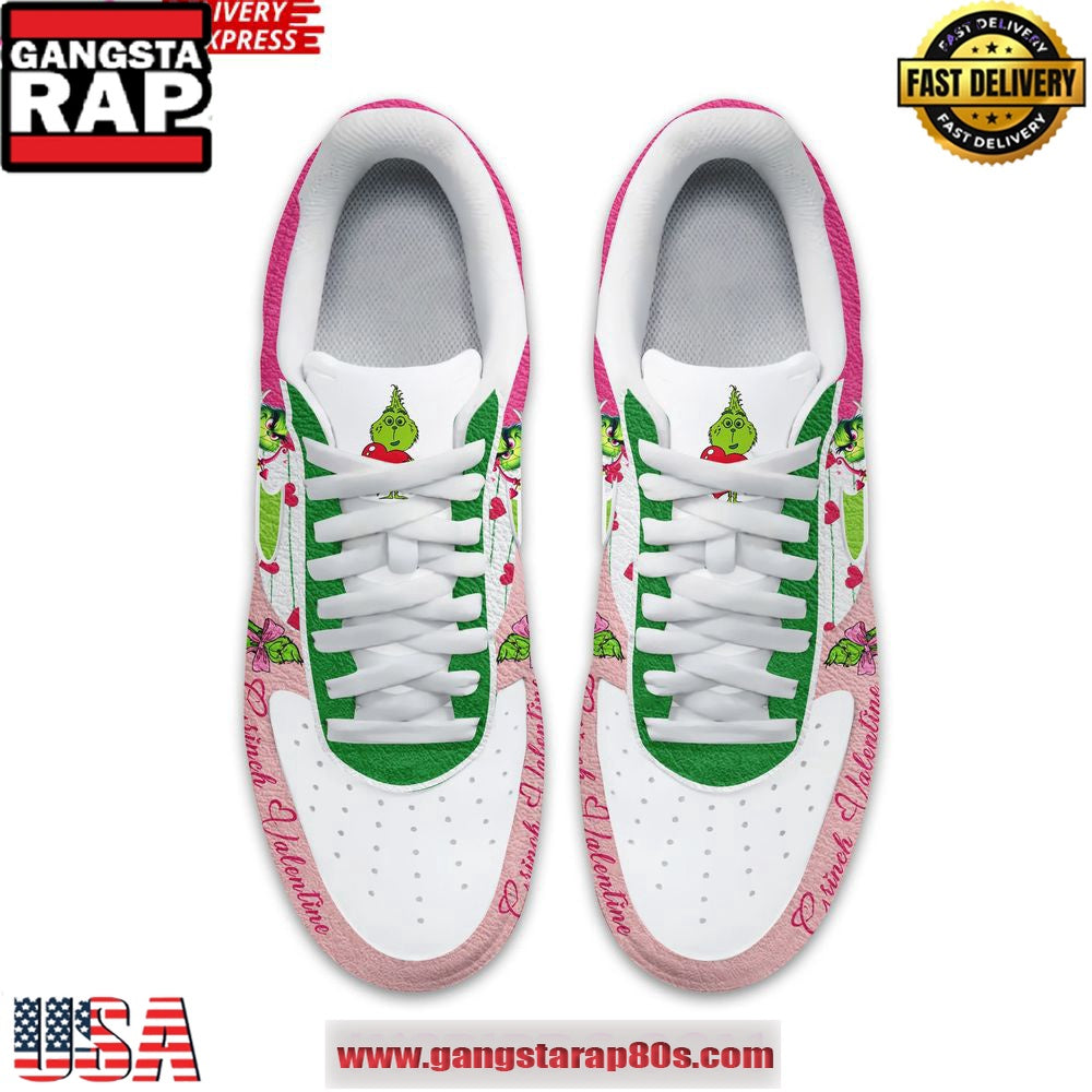 The Grinch Valentine Limited Edition Air Force 1 Shoes Running Sneakers