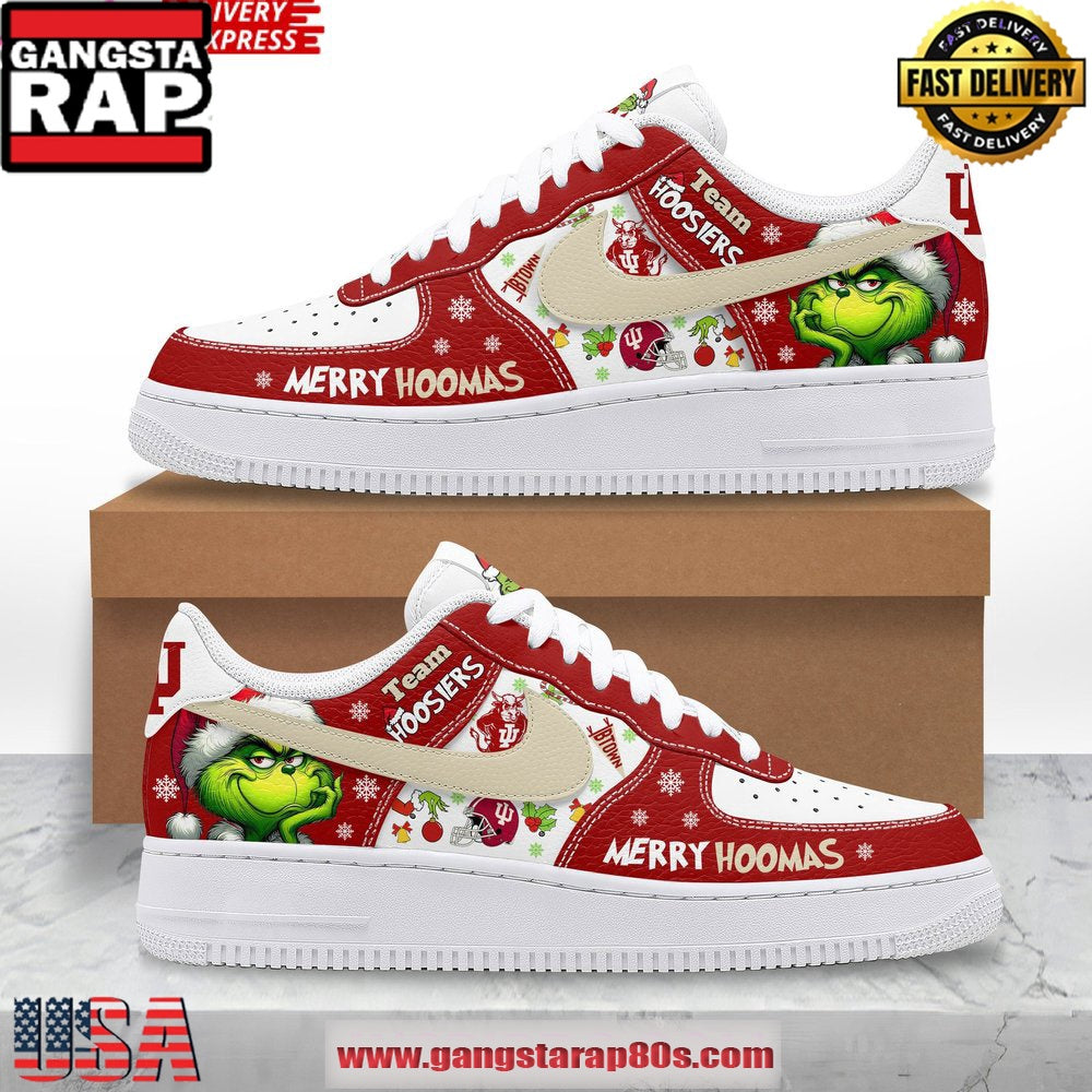 The Grinch x Indiana Hoosiers Limited Air Force 1 Running Sneakers