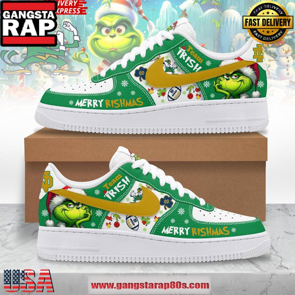 The Grinch x Notre Dame Fighting Irish Limited Air Force 1 Running Sneakers