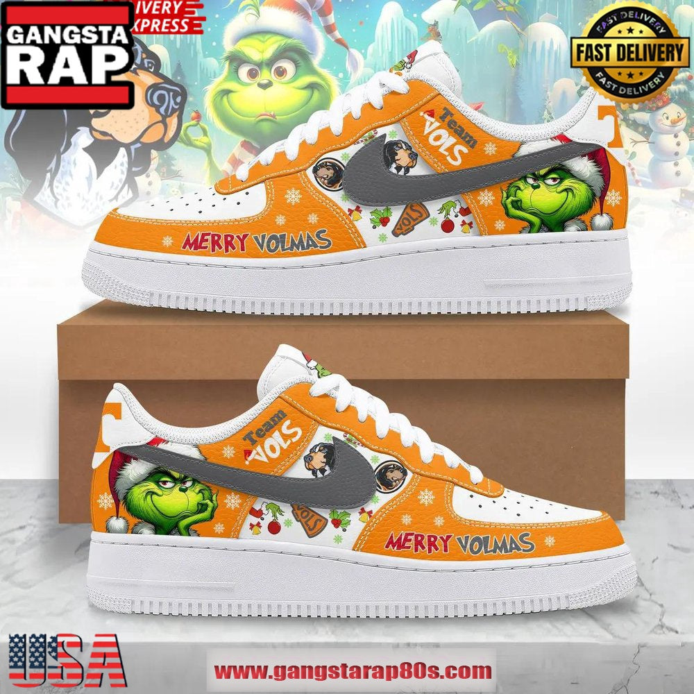 The Grinch x Tennessee Volunteers Limited Air Force 1 Running Sneakers