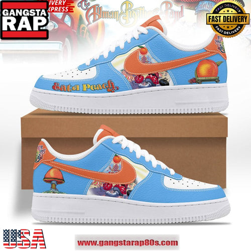 The Human Brothers Band Eatel Peach Air Force 1 Sneakers Shoes