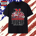 The Huskers Legends Signatures Thank You For The Memories T Shirt