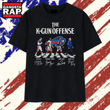 The K Gun Offense Buffalo Bills Signatures Abbey Road T Shirt