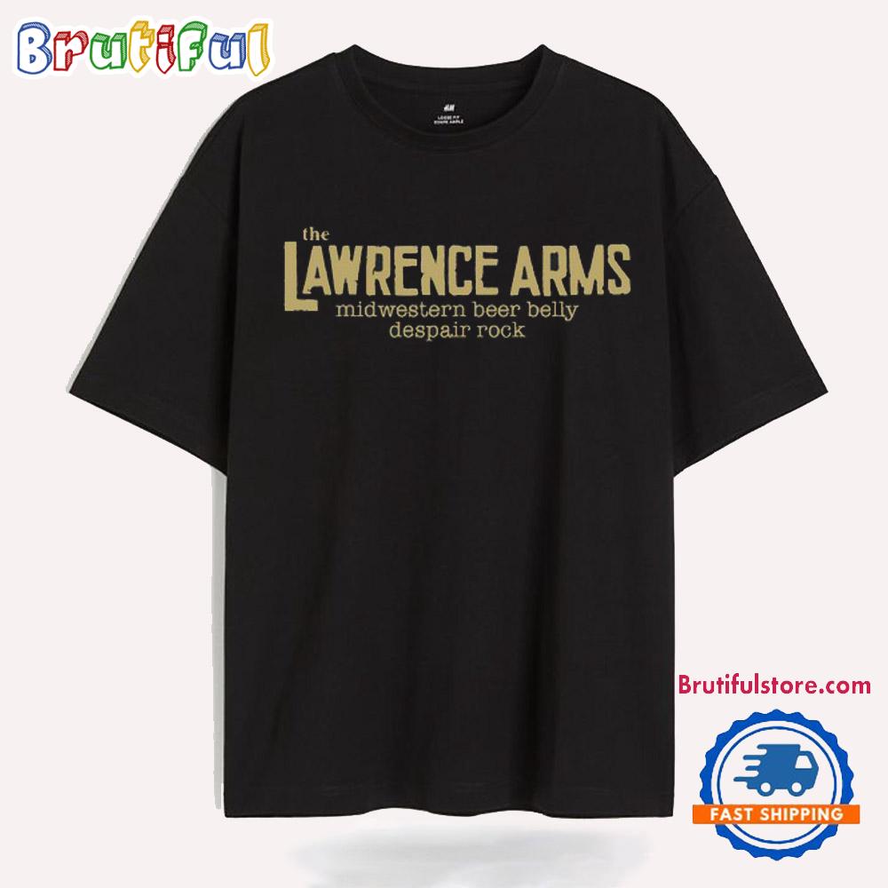 The Lawrence Arms Midwestern Beer Belly Despair Rock T Shirt