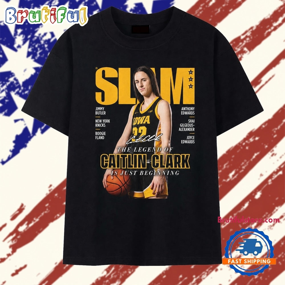 The Legend Of Caitlin Clark SLAM Magazine Vintage Basketball T Shirt