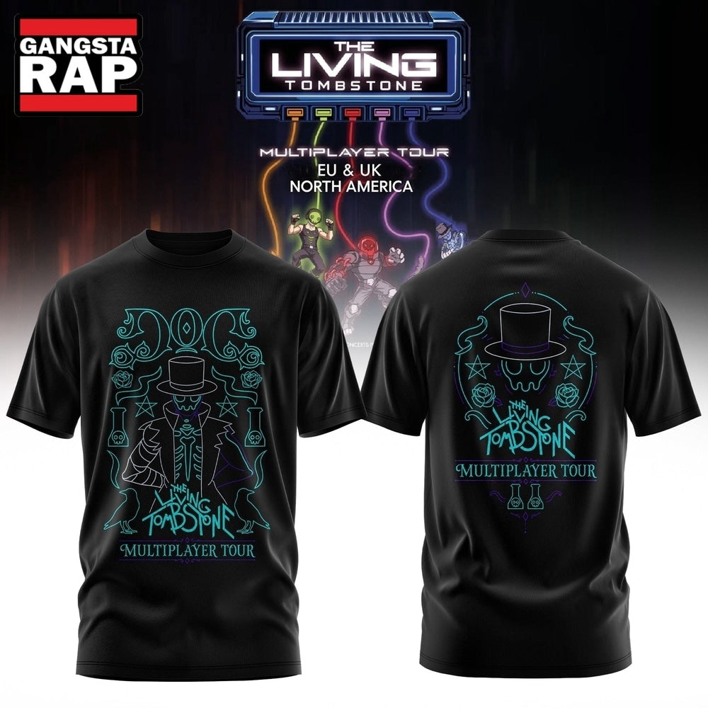 The Living Tombstone Multiplayer Tour 2026 Doc Hoodie T-Shirt