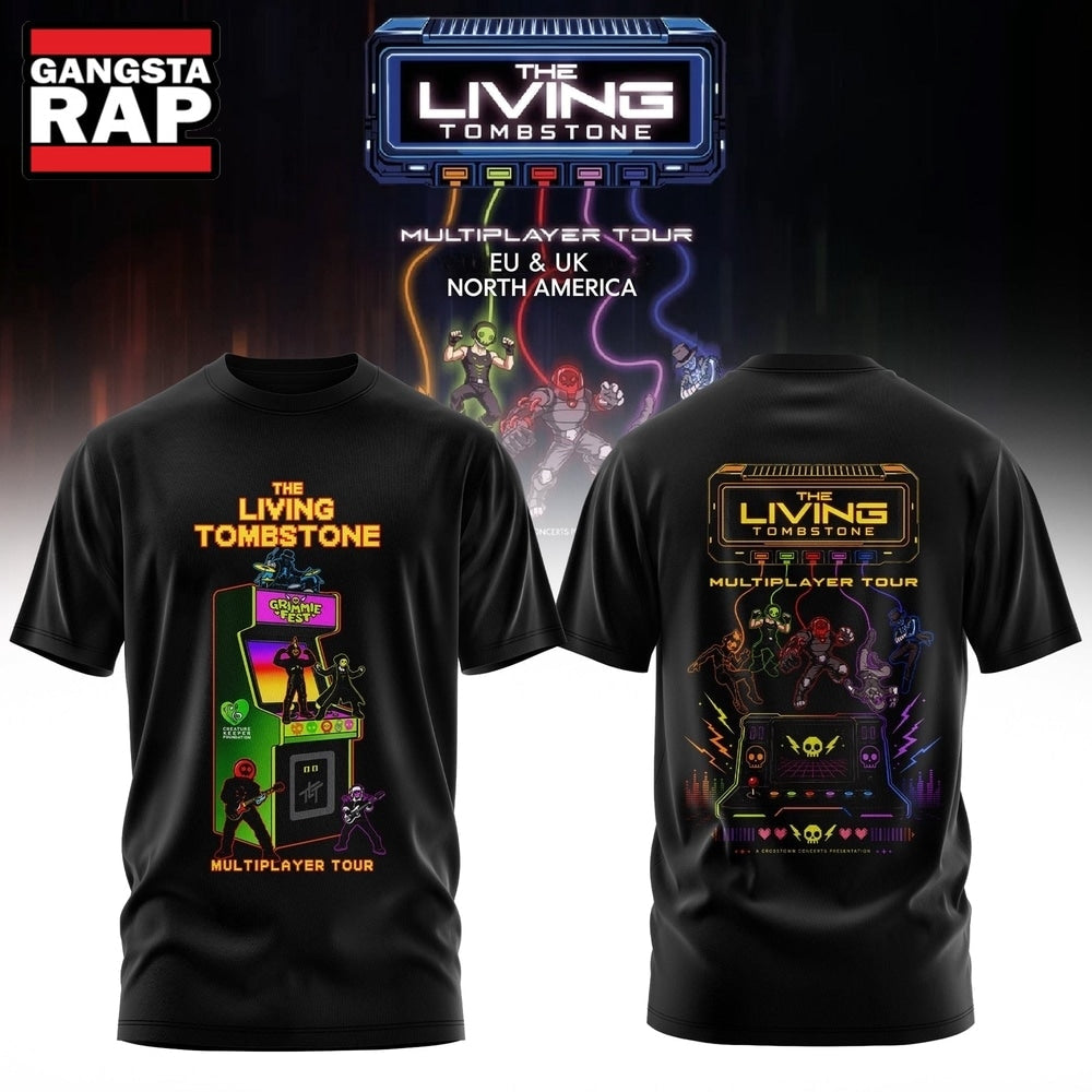 The Living Tombstone Multiplayer Tour 2026 Limited Hoodie T-Shirt