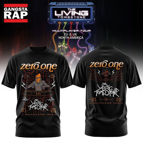 The Living Tombstone Multiplayer Tour 2026 Zero One T Shirt