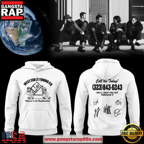 The Neighbourhood 2026 Tour West Coast Moving Co. All Over Print Hoodie