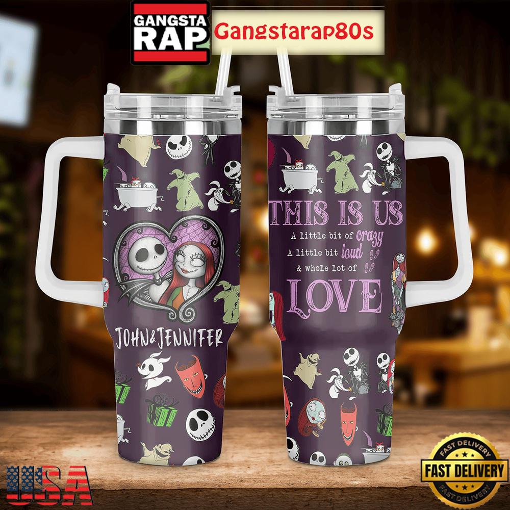 The Night Before Christmas Love Valentine Personalized Tumbler Cup 40oz