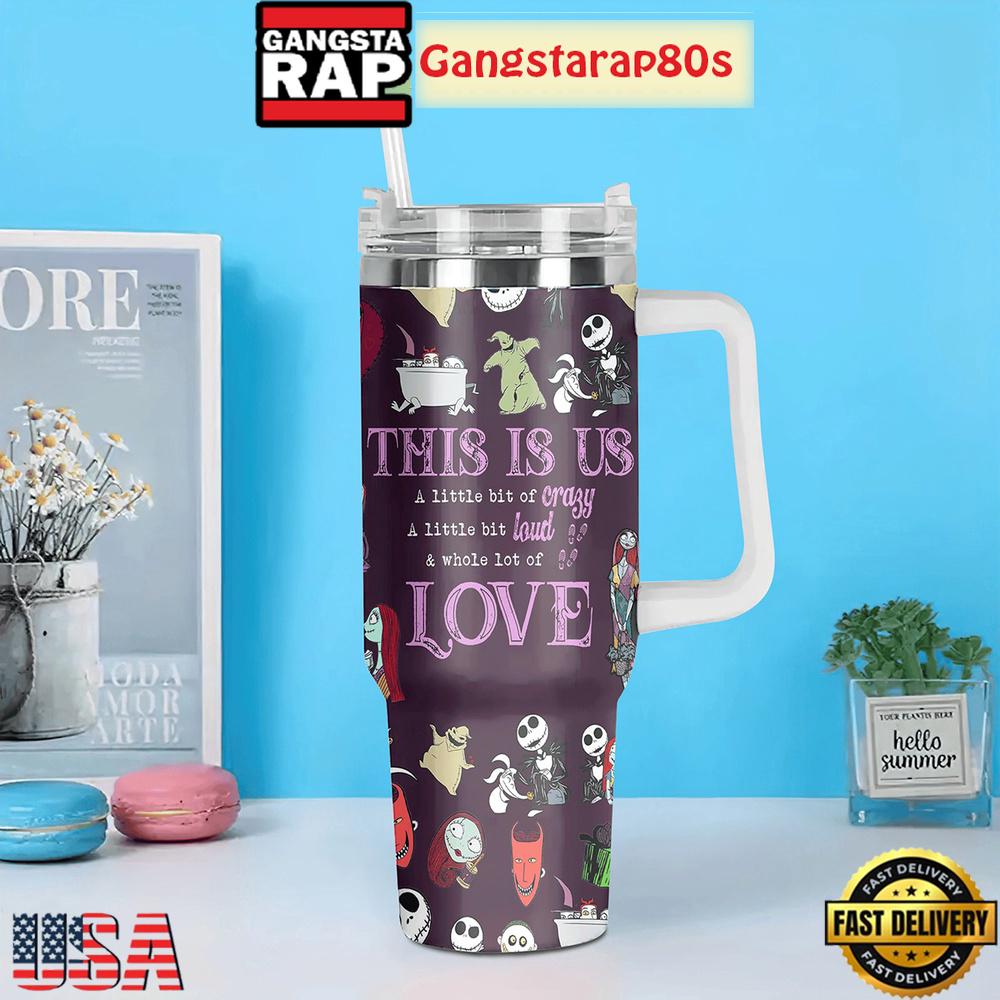 The Night Before Christmas Love Valentine Personalized Tumbler Cup 40oz