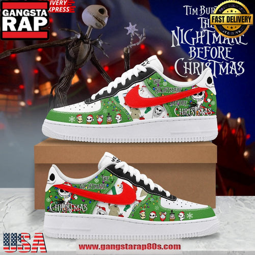 The Nightmare Before Christmas Holiday Special Air Force 1 Running Sneakers Shoes
