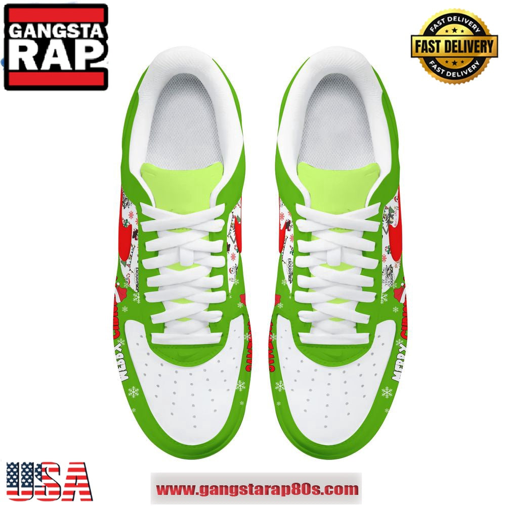 The Nightmare Before Christmas Merry Christmas 2024 Air Force 1 Running Sneakers Shoes