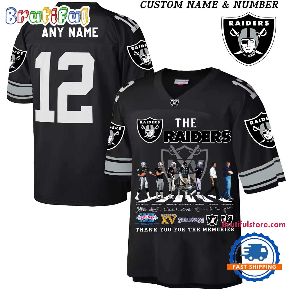 The Oakland Raiders 65th Anniversary 1960-2025 Football Jersey