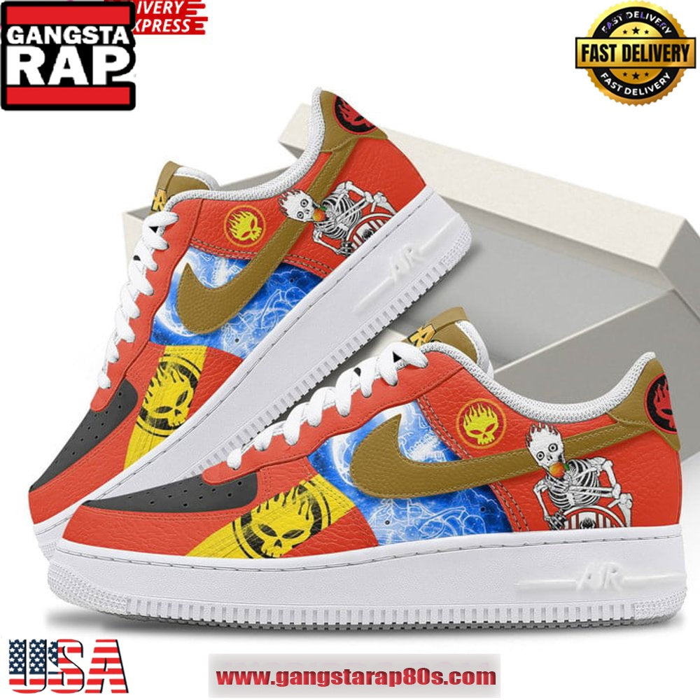 The Offspring Hyper Limited Edition Air Force 1 Running Sneakers Shoes